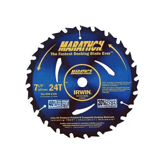 Irwin 7-1/4" Marathon Blade 24T