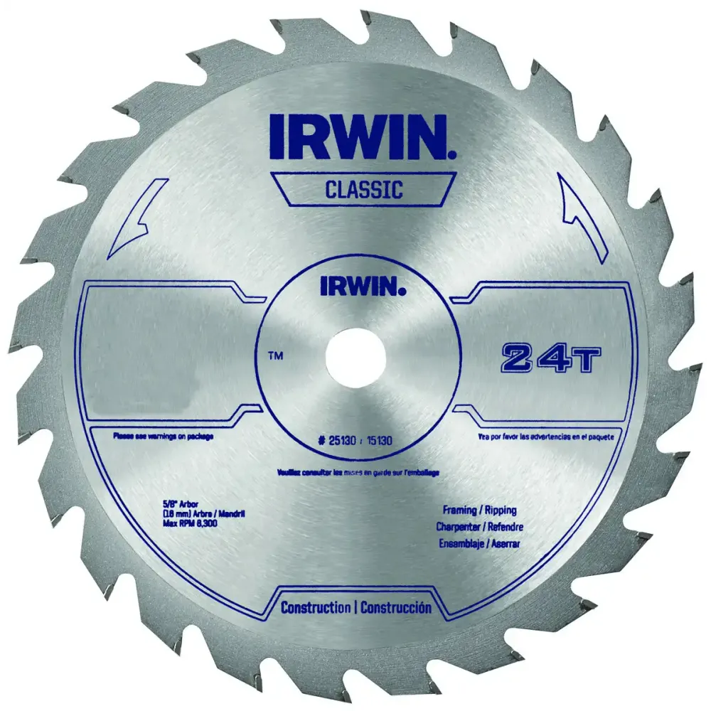 Irwin 10" Saw Blade 24T