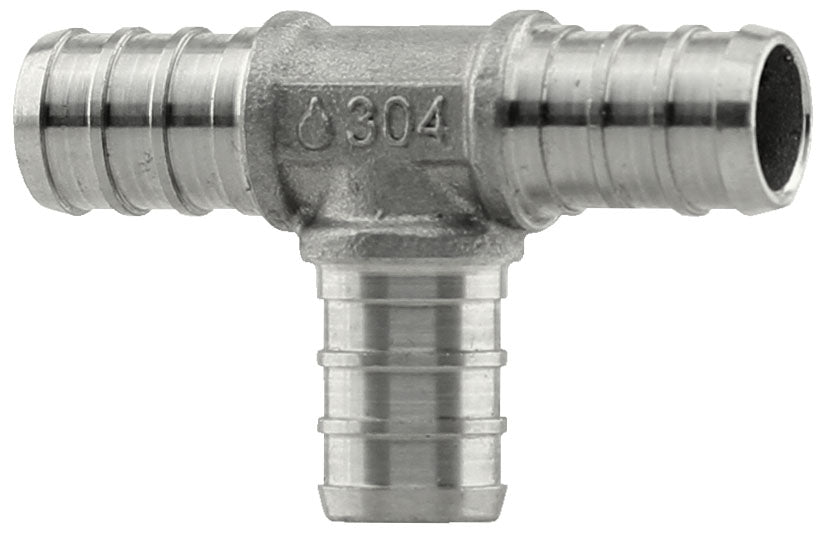 Plumbeeze Stainless 1/2" Pex B Tee 20 Piece