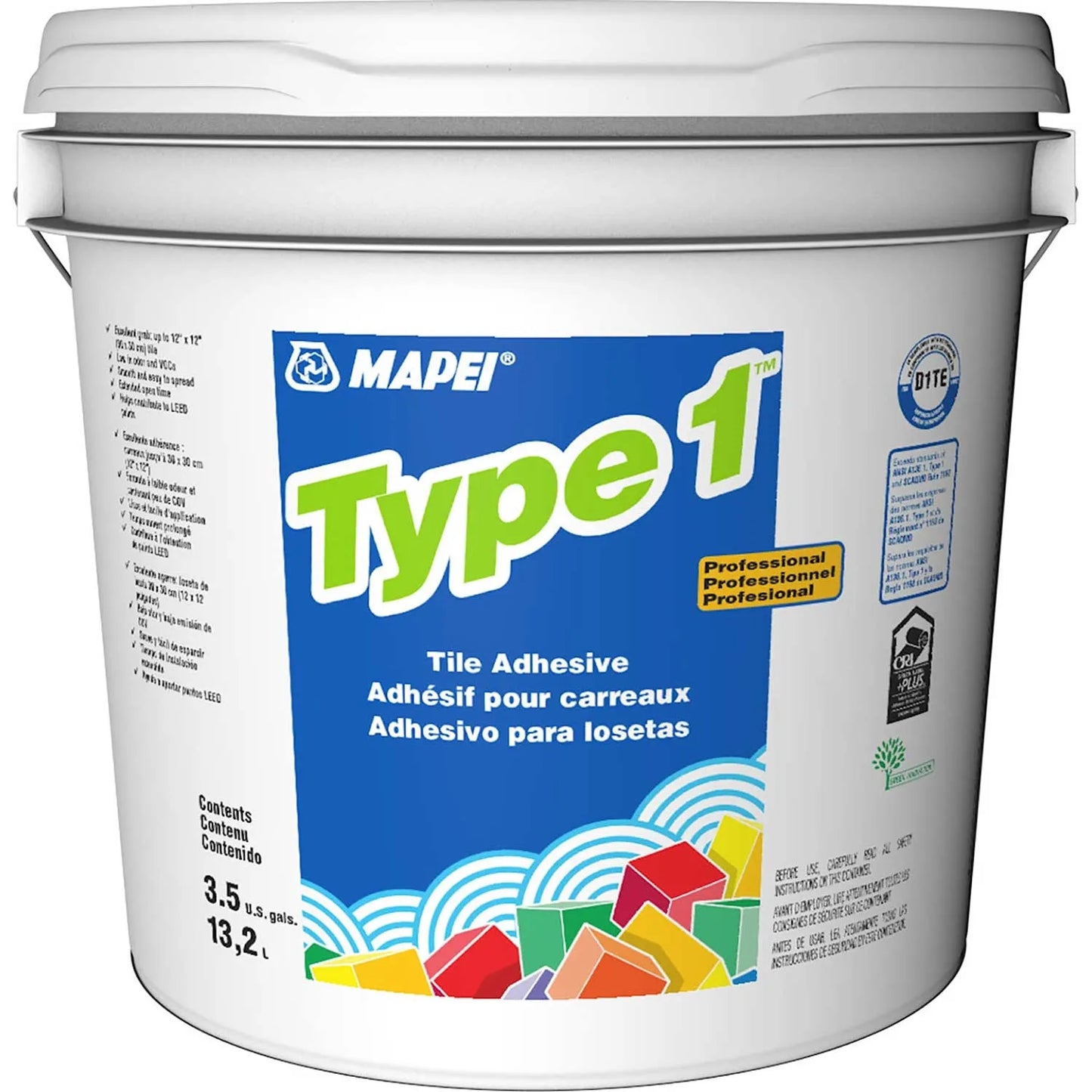 Mapei Type 1 Mastic Tile Adhesive 3.5 Gallon