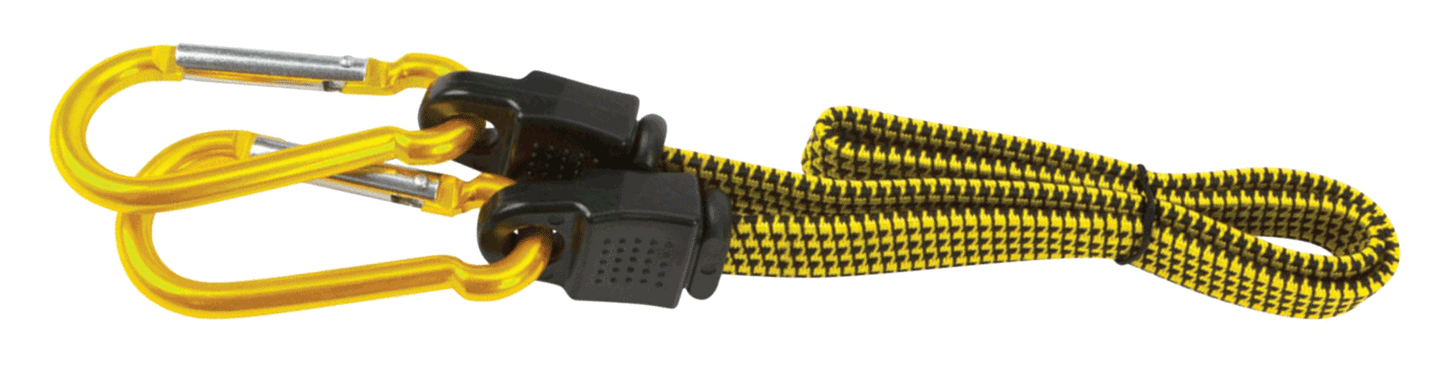 Performance Tool 24" Flat Bungee Cord + Carabiner