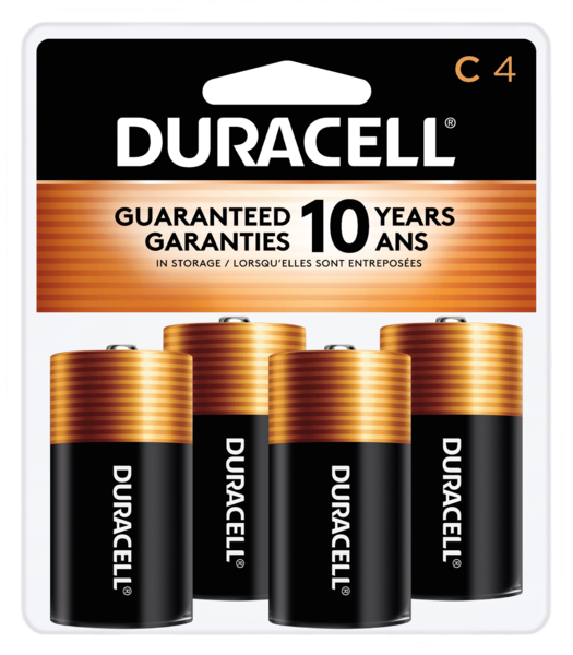 Duracell C Battery 4 Pack