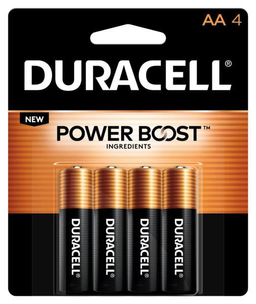 Duracell Power Boost AA Batteries 4 Pack