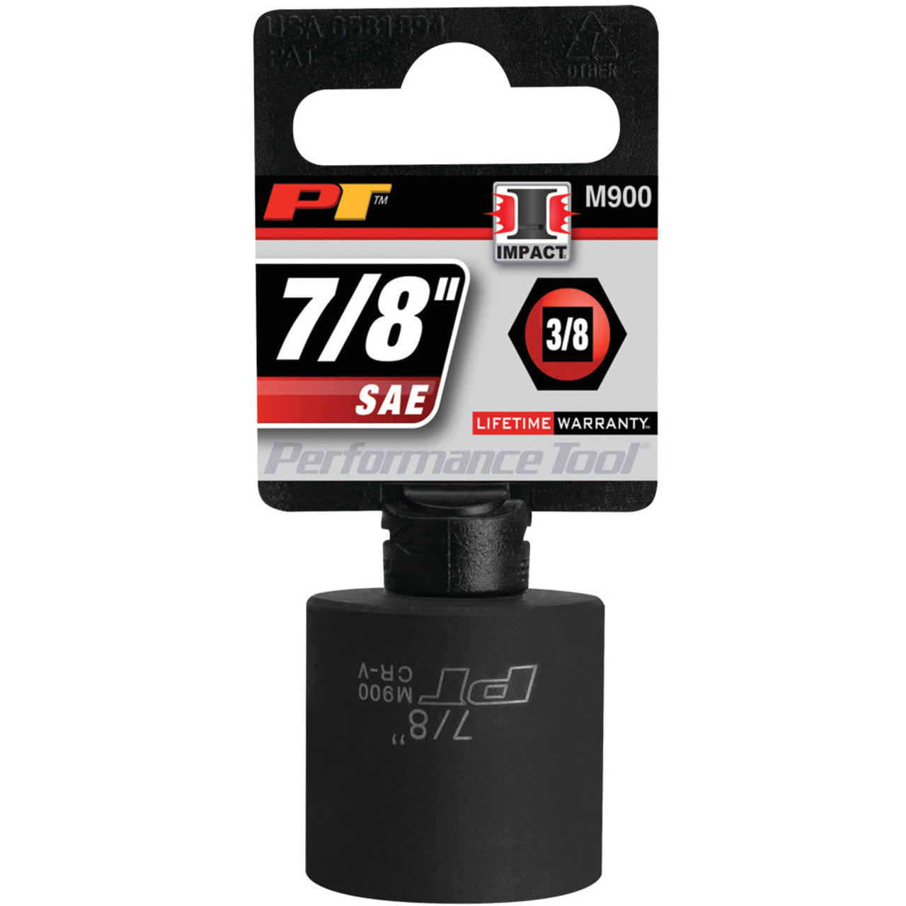 Performance Tool Impact Socket 3/8" Drive 6 Point SAE