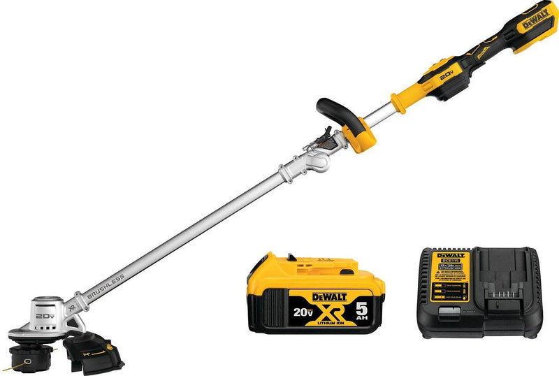 Dewalt 20V Weed Trimmer + 5Ah Battery & Charger