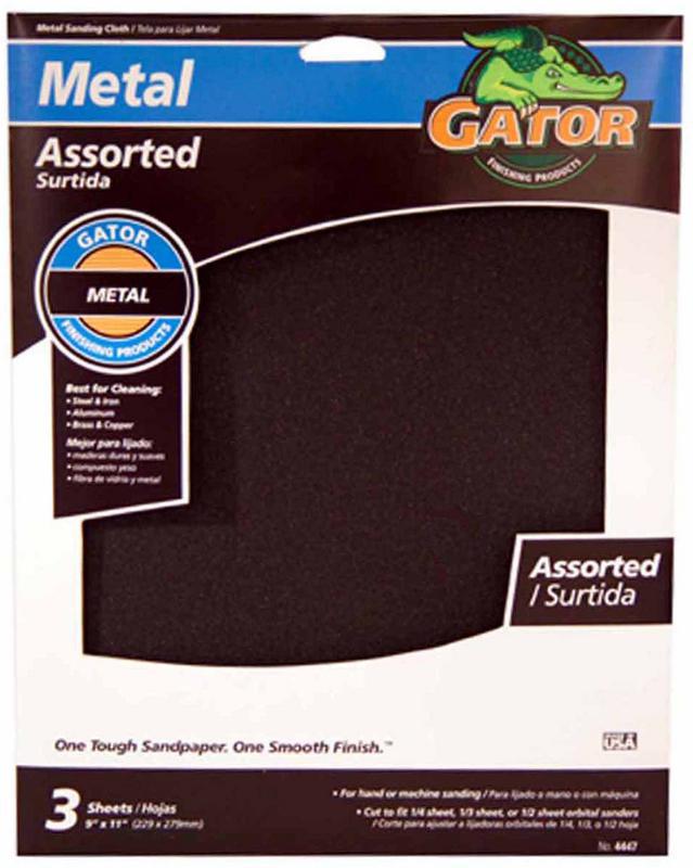 Gator 9" Assorted Grit Sand Disc 3 Sheets