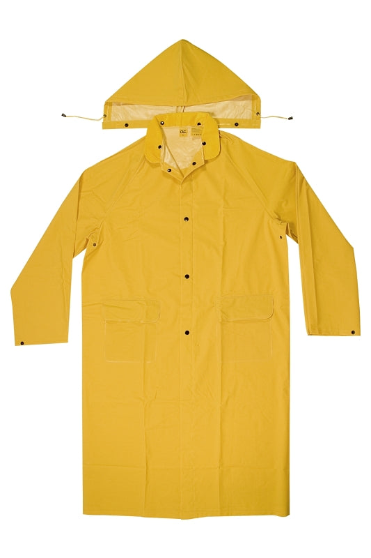 Custom Leathercraft Yellow Trench Coat Large