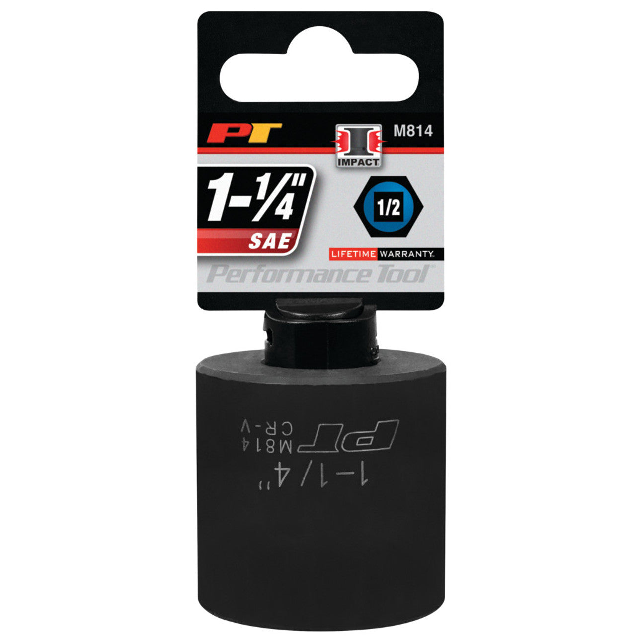 Performance Tool Impact Socket 1/2" Drive 6 Point SAE