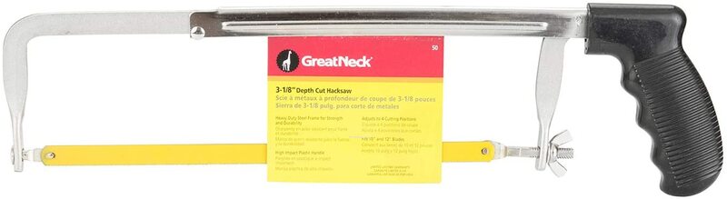 Great Neck Flat Frame Hacksaw