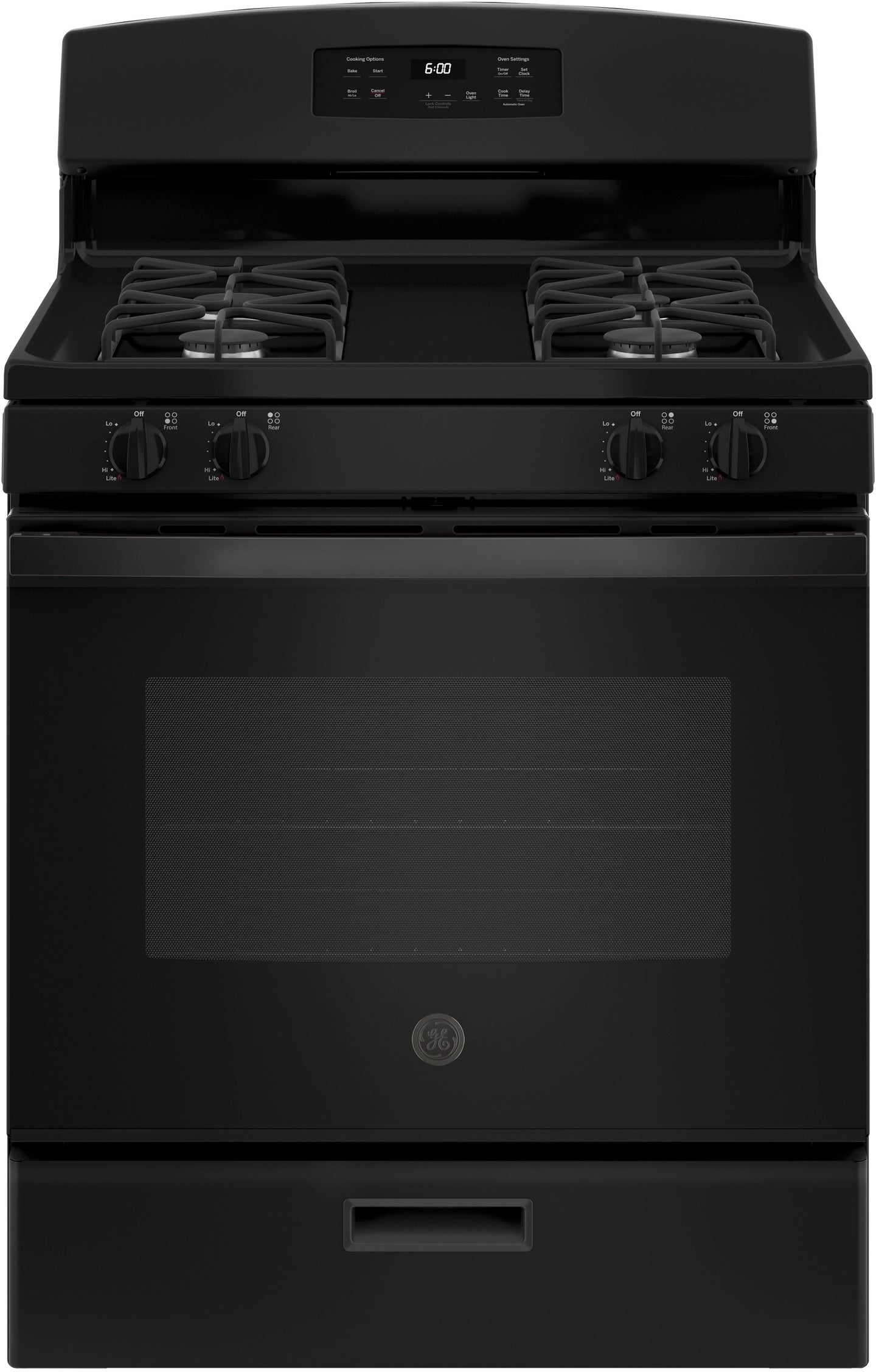 GE Gas Range 4.8cf oven capacity