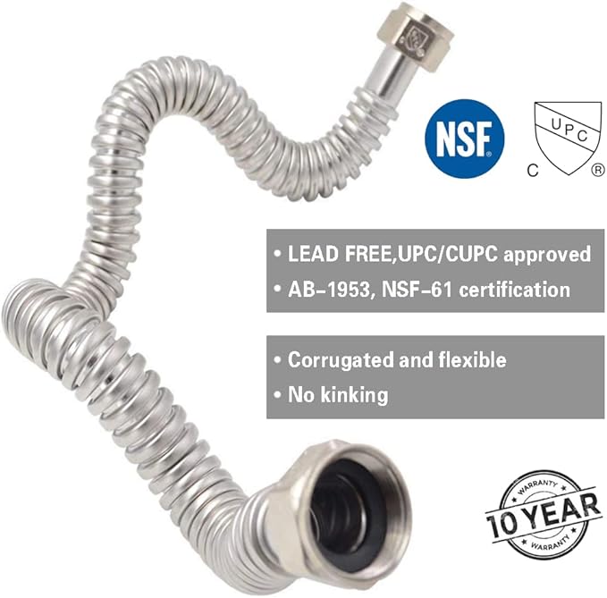 Stainless Steel Corrugated Water Heater Connector