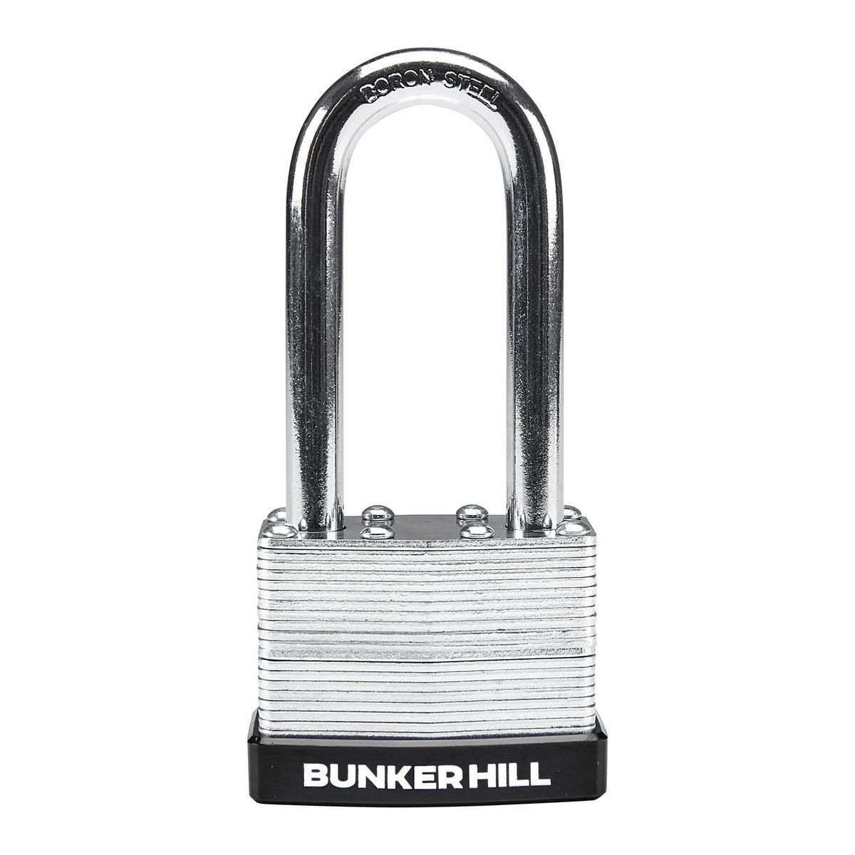 BUNKER HILL SECURITY 2 in. Solid Aluminum Padlock with Long Shackle