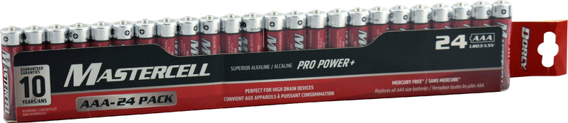 Dorcy AAA Batteries 24 Pack