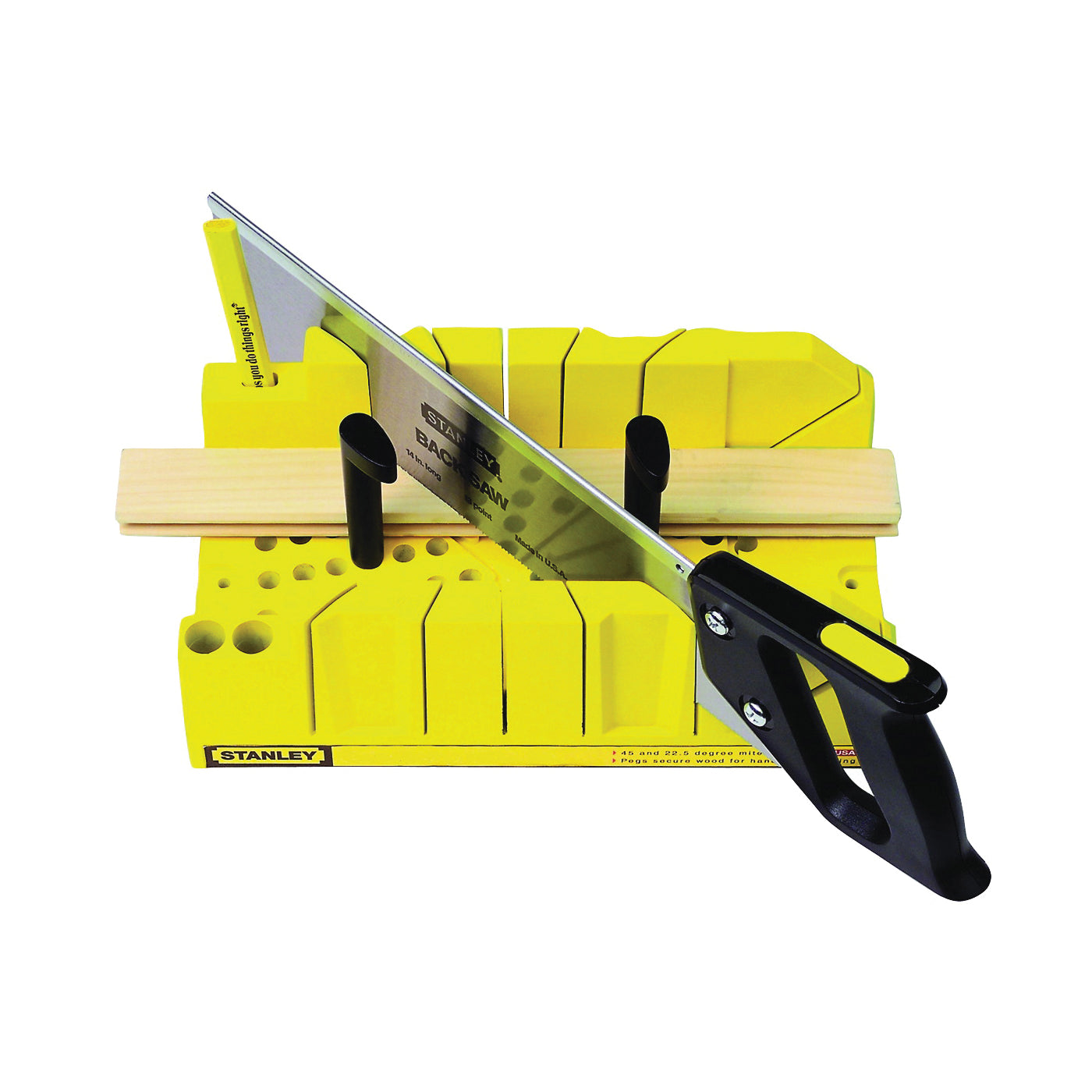Stanley Clamping Miter Box + Saw