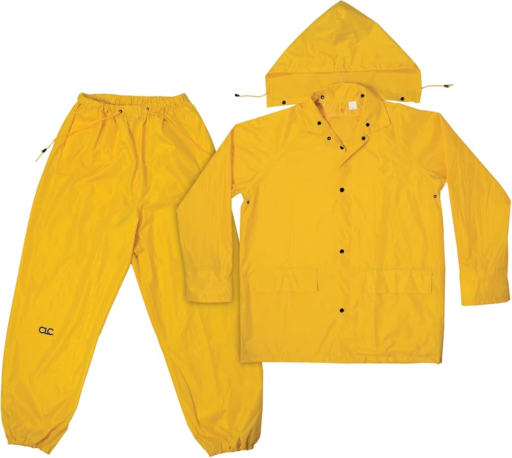 Custom Leathercraft Yellow Rain Suit XXL