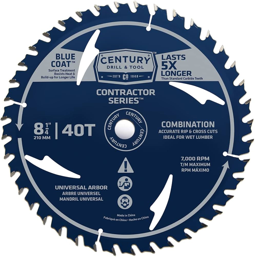 Century 8" Finish Saw Blade 40T