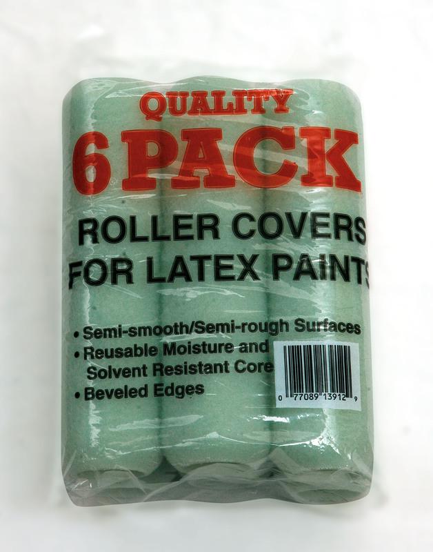 Linzer 9" Roller Cover 3/8" Nap 6 Piece