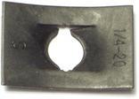 MIDWEST FASTENER 1/4-20 FLAT SPEED PUSH NUT