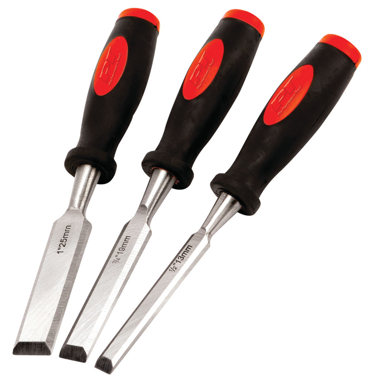 Performance Tool Wood Chisel Set 3 Piece
