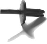 MIDWEST FASTENER 1/4 HOLE PUSH RETAINER GM