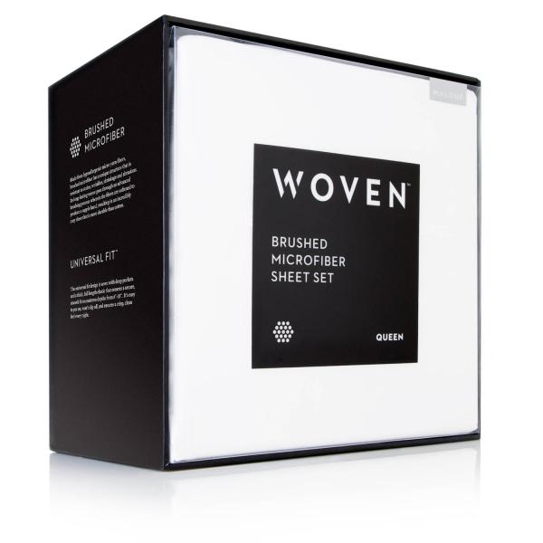 Malouf Woven Microfiber Sheet Set Twin
