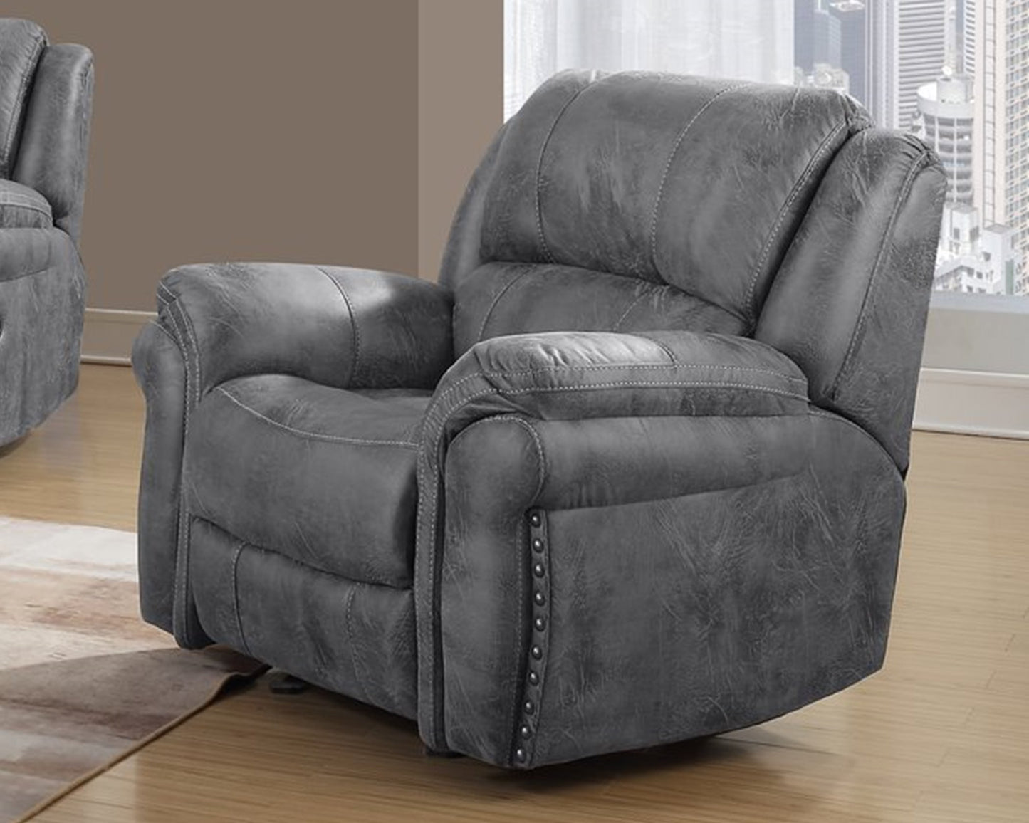 U0903 Grey Sofa , Loveseat and Recliner