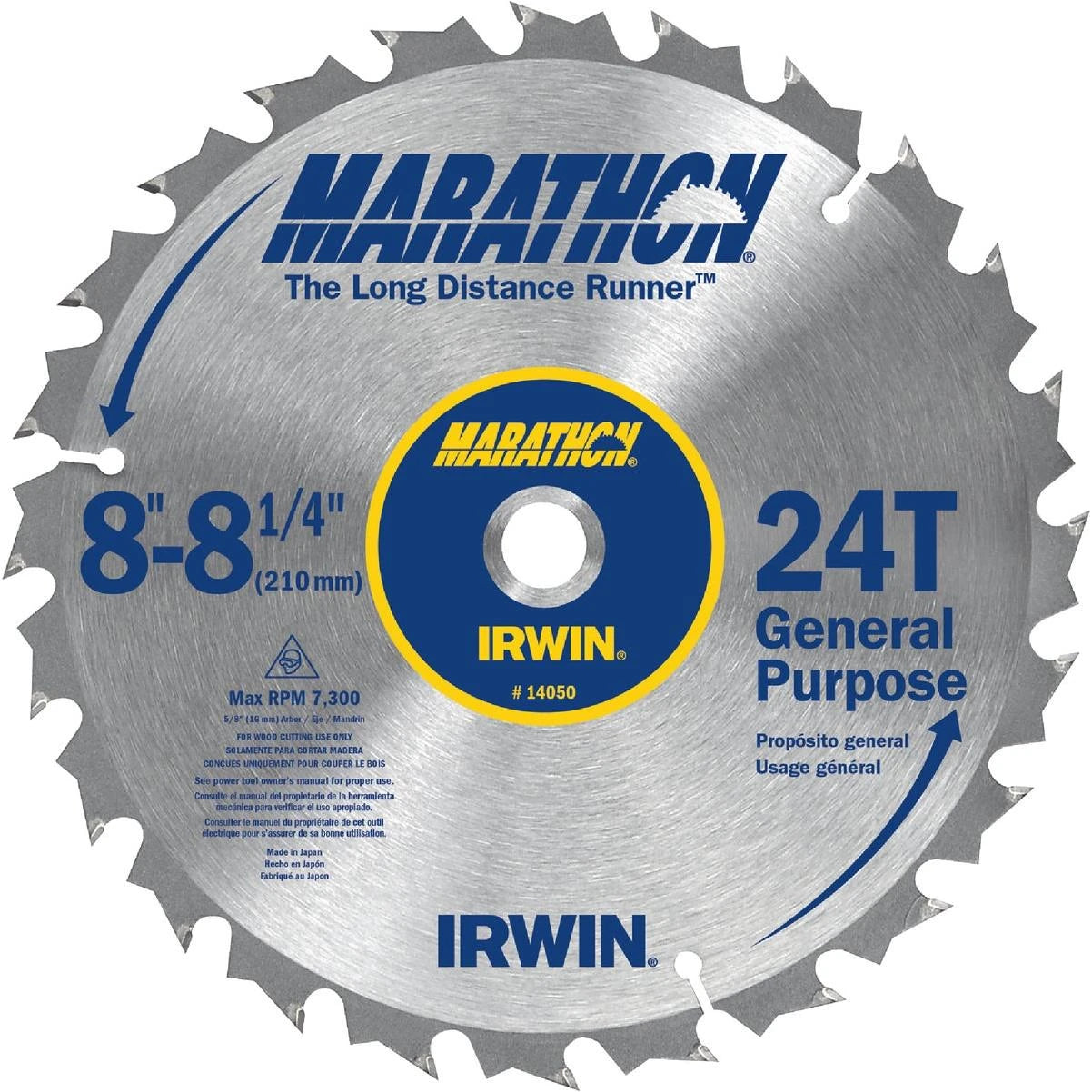 Irwin 8-1/4" Marathon Saw Blade 24T