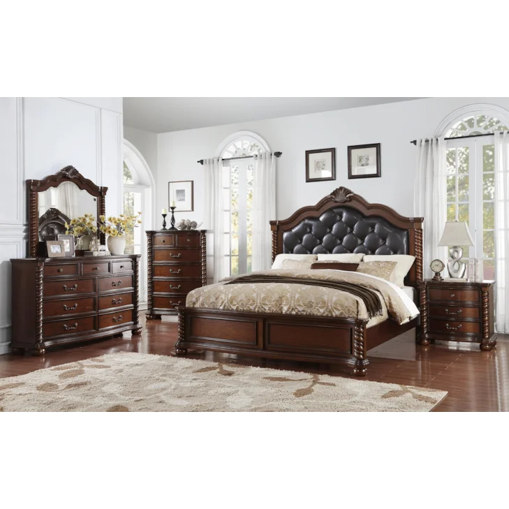 Montarosa Queen 5 Piece Bedroom Furniture + Extra Nightstand