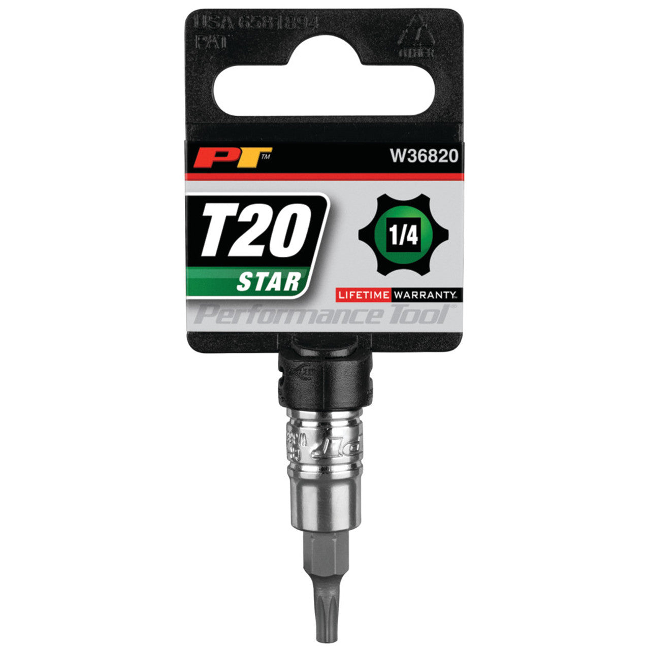 Performance Tool Star Bit Socket 1/4" Drive