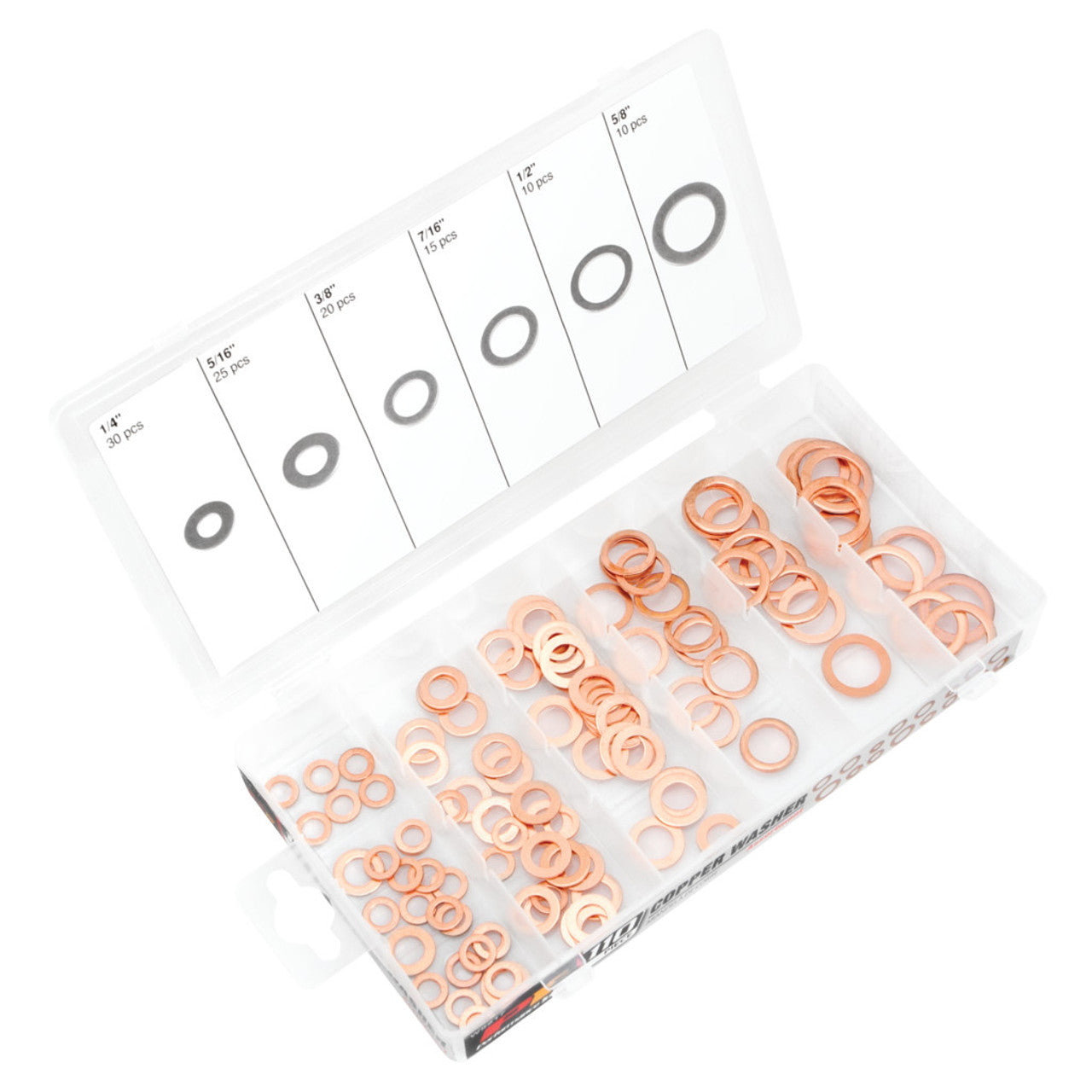 Performance Tool Copper Washer Assortment