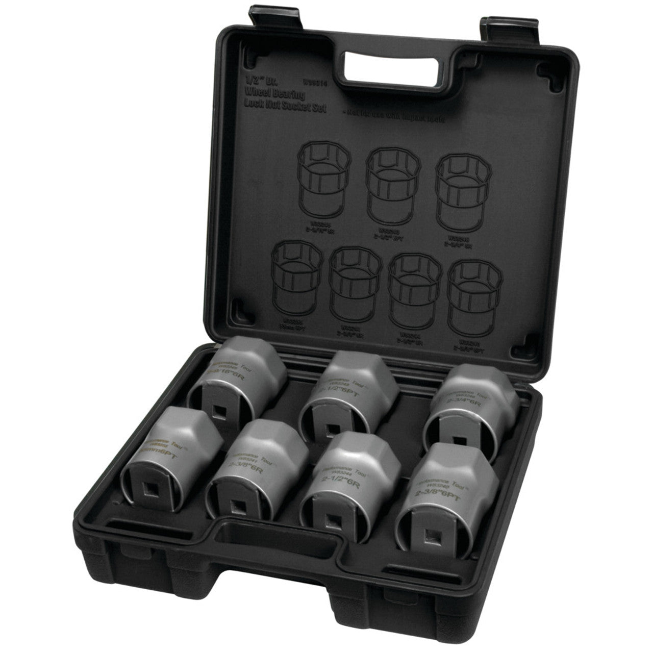 Performance Tool 1/2" Drive Wheel Bearing Sockets 7 Piece