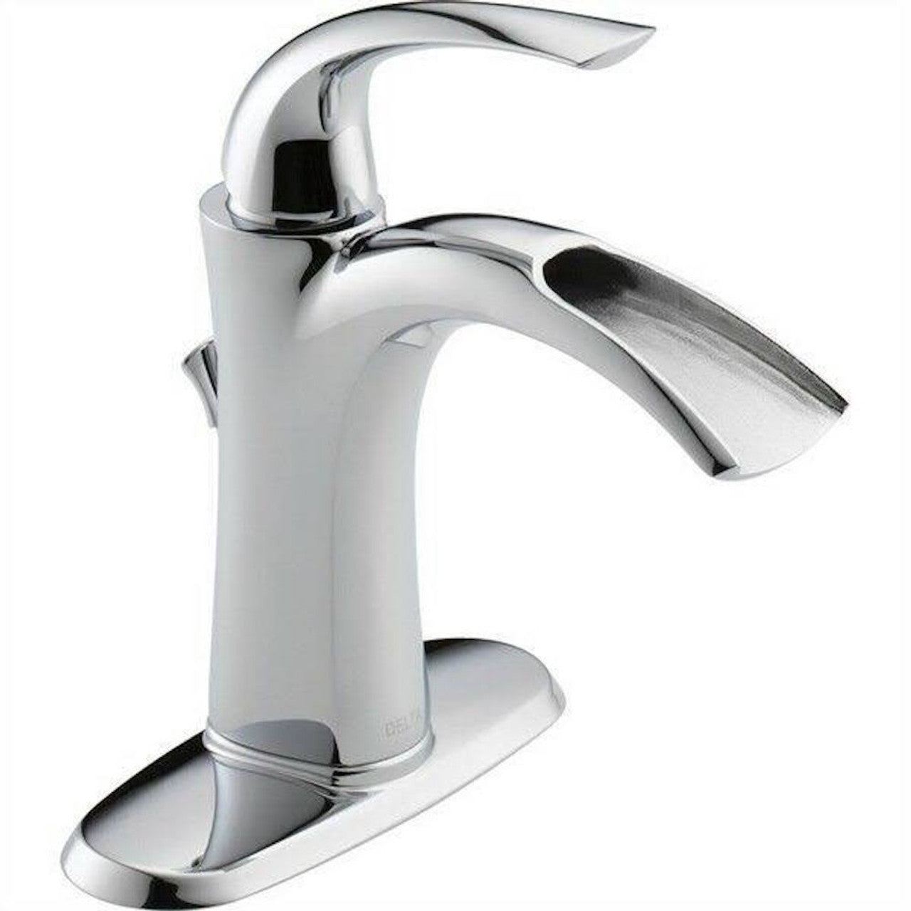 Delta Nyla Stainless 1-Handle Single Hole 4" Centerset Bath Fauce