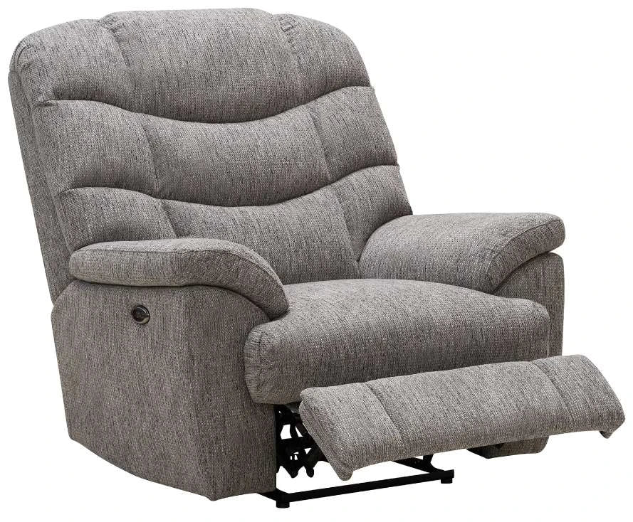 BIG EASY POWER WALLSAVER OVERSIZED RECLINER GREY