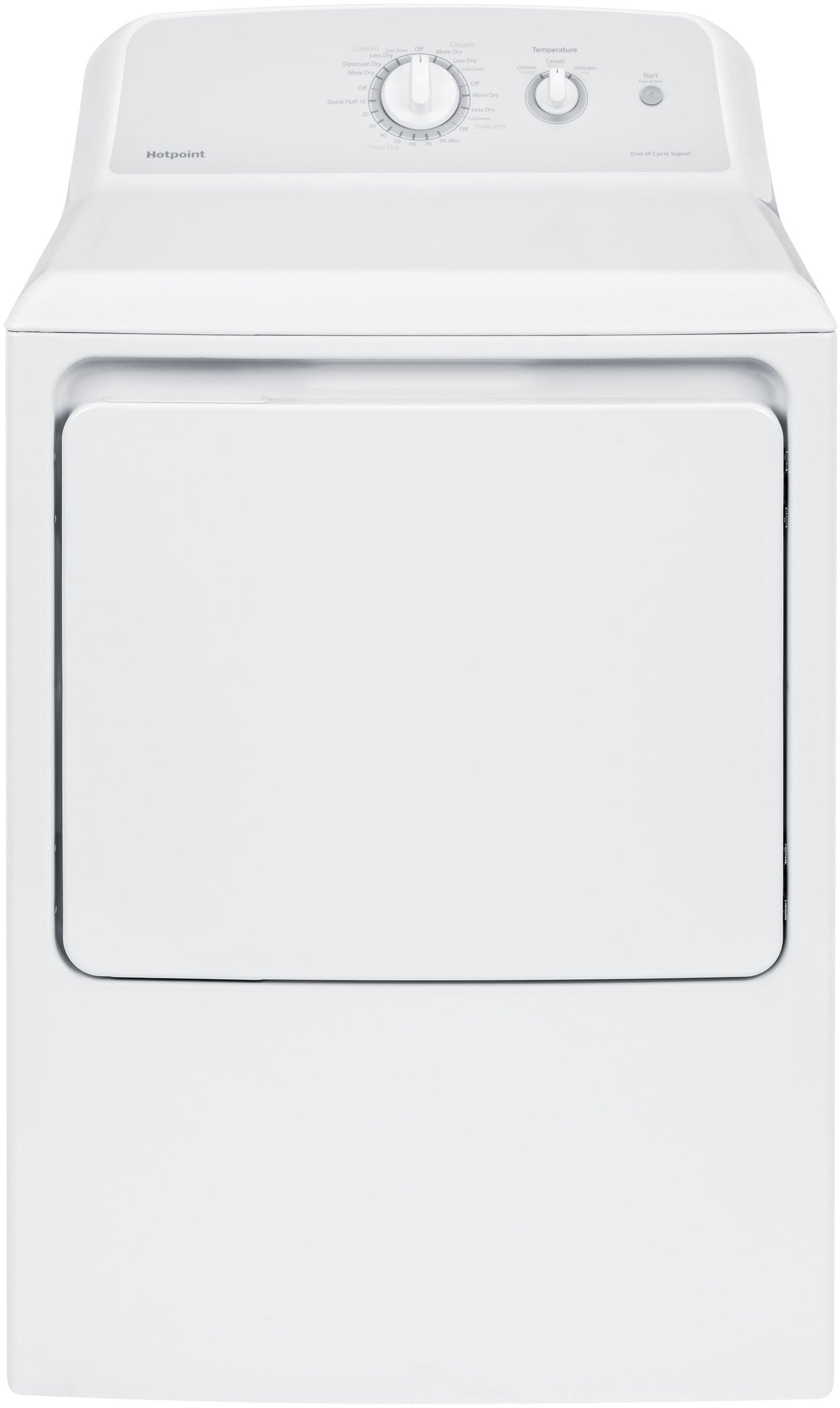 Hotpoint Electric Dryer 6.2 Cubic Feet White