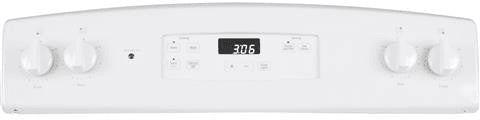 GE Electric Range Coil Surface 5 Cubic Feet White