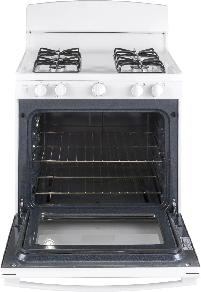 GE Gas Range 4.8 Cubic Feet White