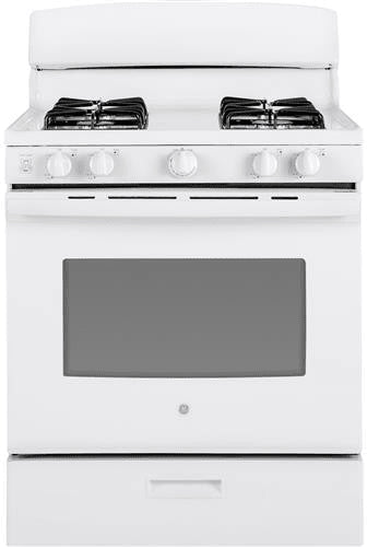 GE Gas Range 4.8 Cubic Feet White