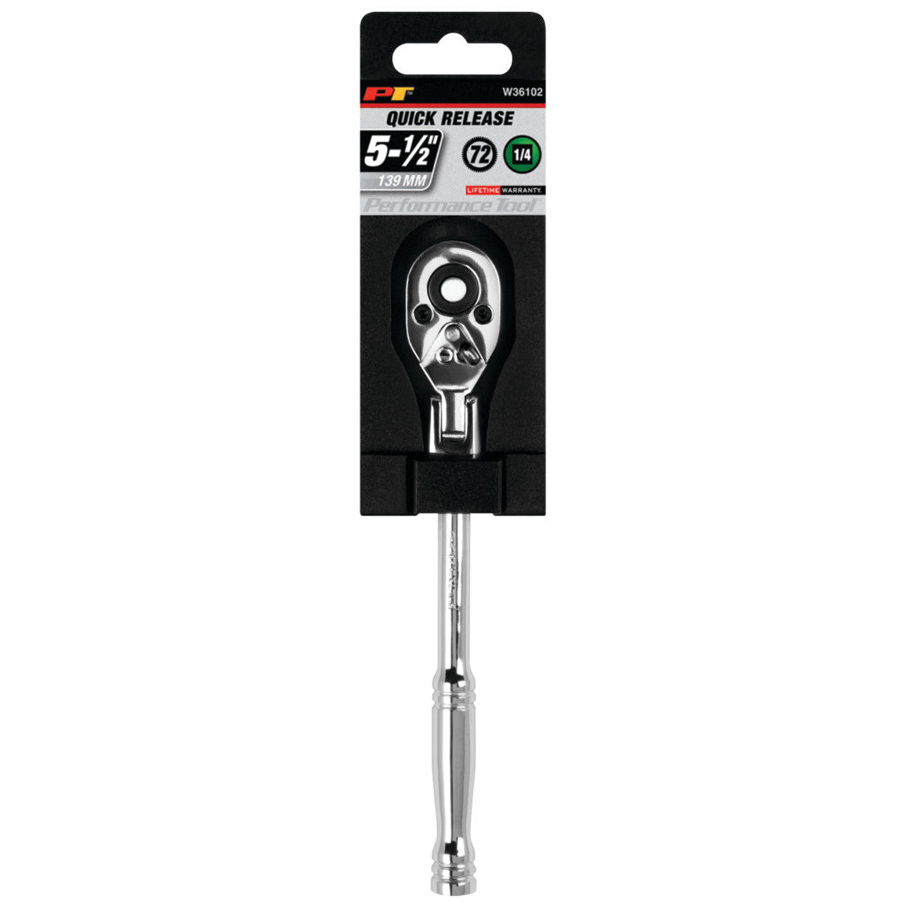 Performance Tool 1/4" Drive Quick Release Oval Ratchet