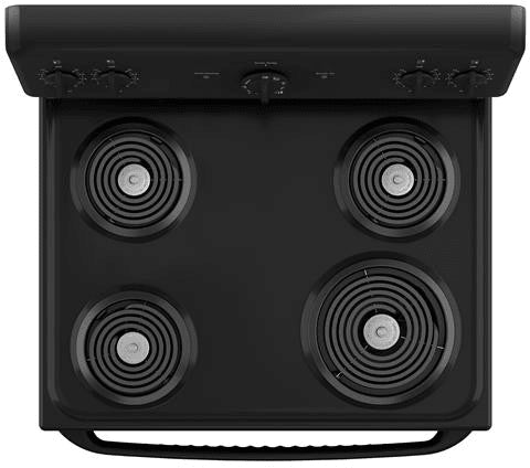 Hotpoint Electric Range Coil Surface 5 Cubic Feet Black