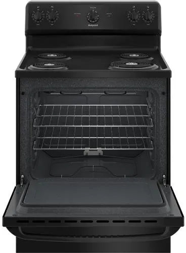 Hotpoint Electric Range Coil Surface 5 Cubic Feet Black