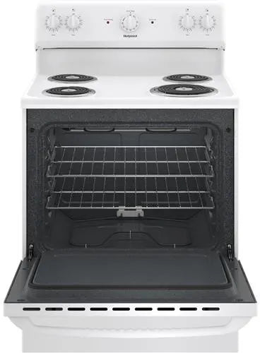 Hotpoint Electric Range Coil Surface 5 Cubic Feet White