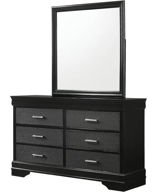 Amalia Black Queen Bedroom Set