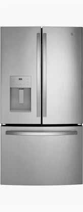 GE French Door Refrigerator 25.7 Cubic Feet Stainless Steel