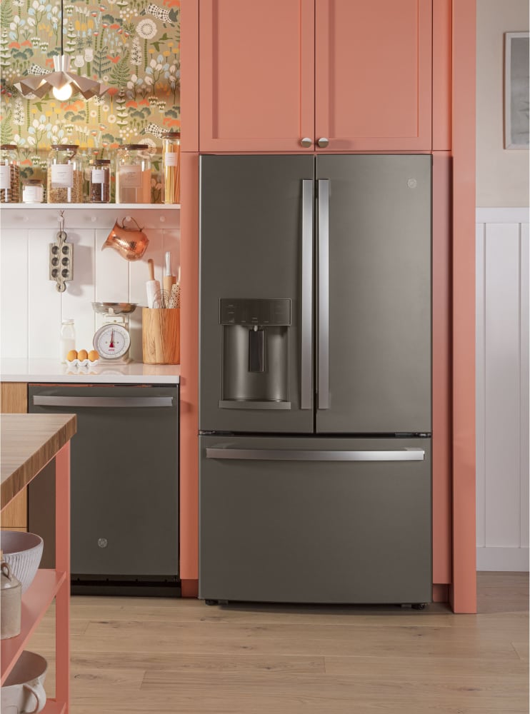 GE French Door Refrigerator 27.7 Cubic Feet Slate