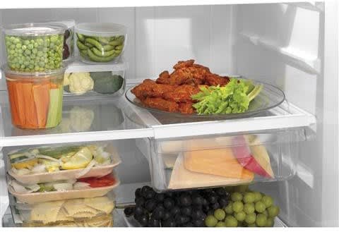 GE Top Mount Refrigerator 17.5 Cubic Feet Slate