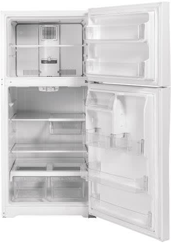 GE Top Mount Refrigerator 19.2 Cubic Feet White