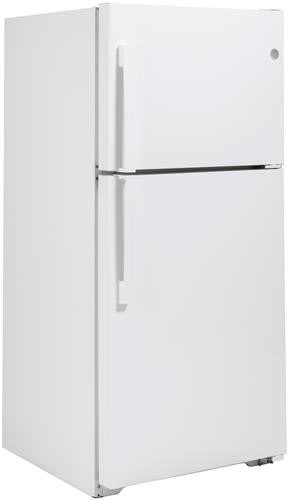 GE Top Mount Refrigerator 19.2 Cubic Feet White