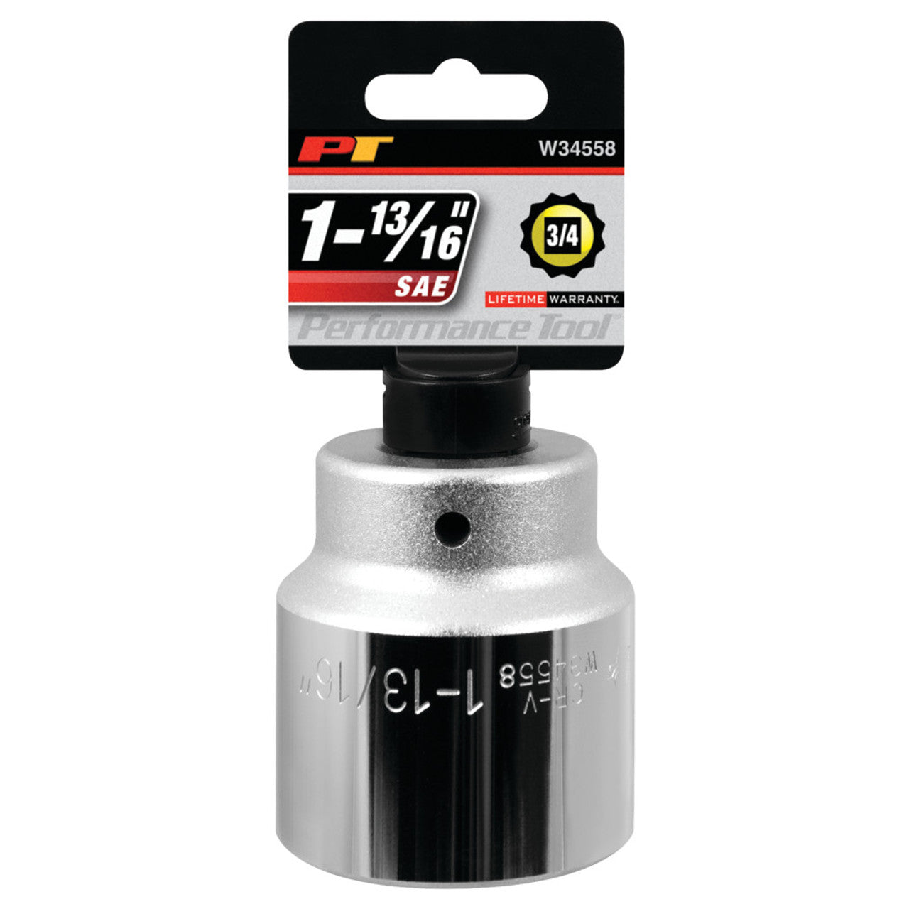 Performance Tool 3/4" Drive Socket 12 Point SAE