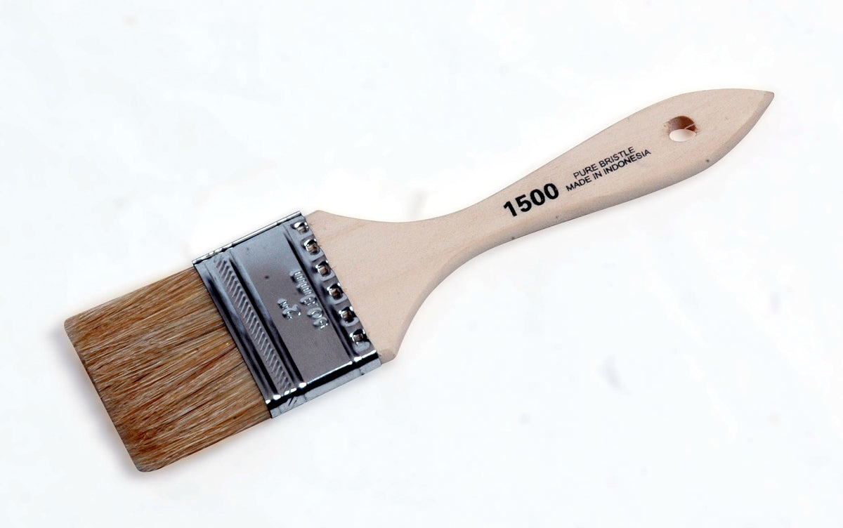 Wood Handle Chip Brush 1"