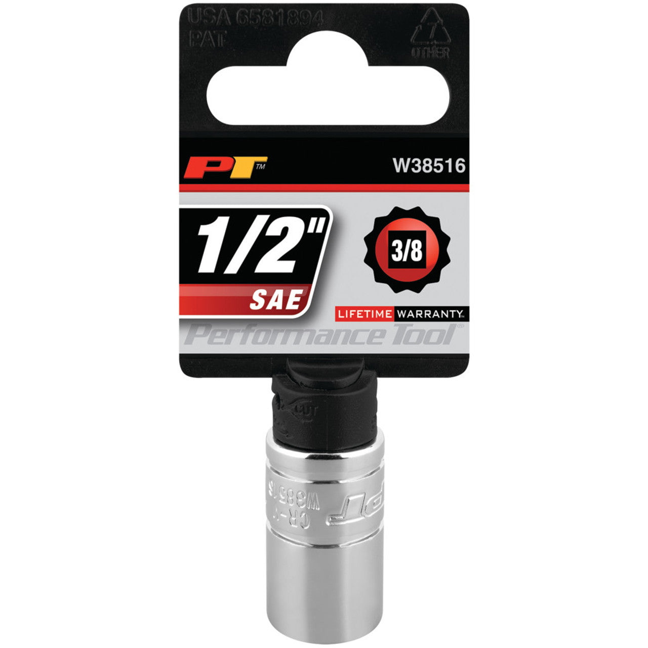 Performance Tool 3/8" Drive Socket 12 Point SAE